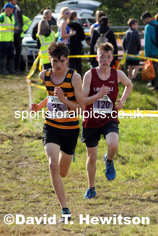 Mens under-17s 2021 North Eastern Harrier League, Druridge Bay. Photo: David T. Hewitson/Sports for All Pics